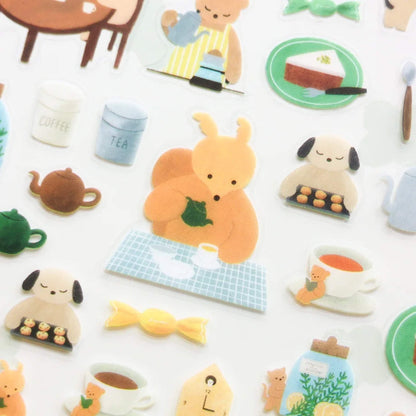 Cozyca Sticker Seals - Tea Time - Sticker Sheets