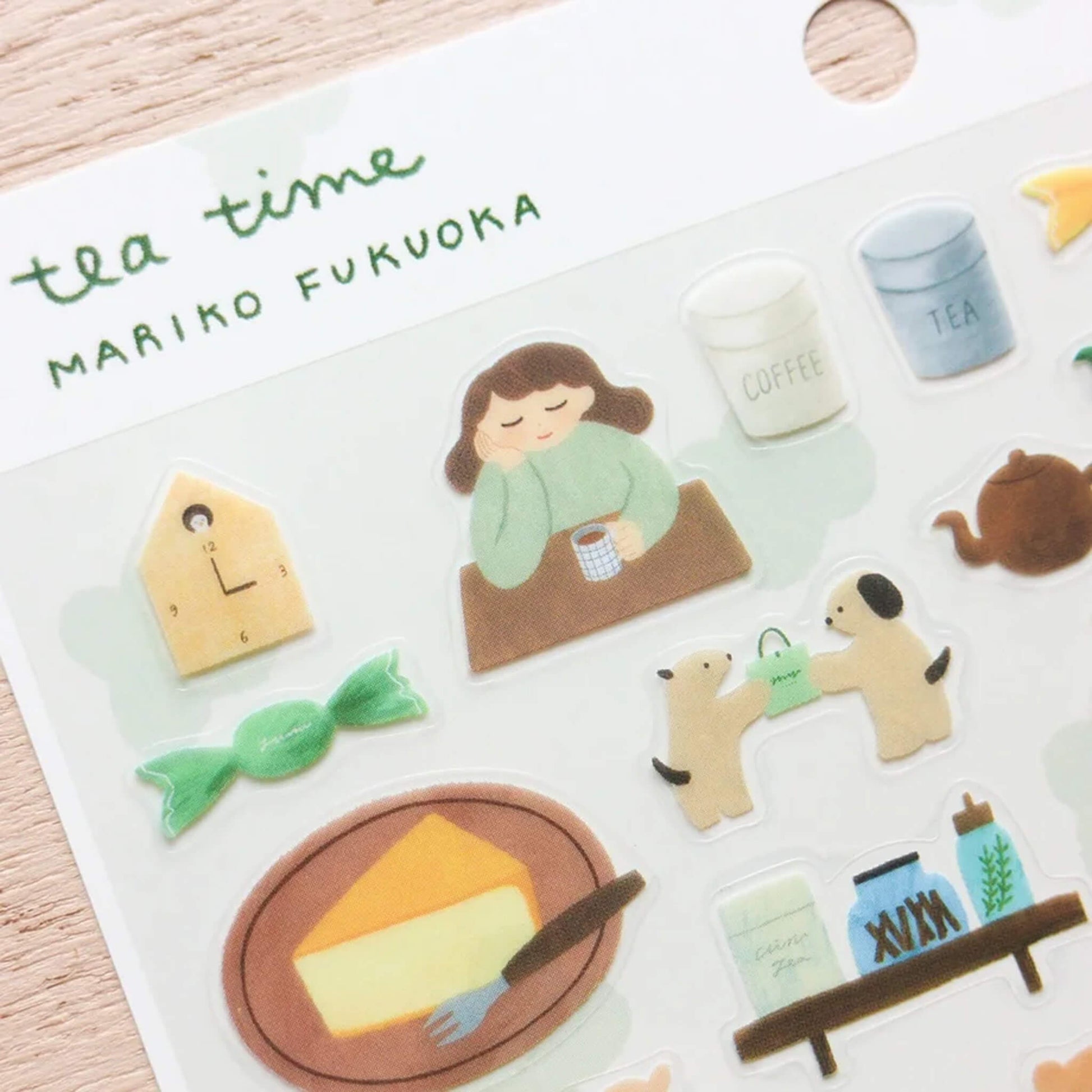 Cozyca Sticker Seals - Tea Time - Sticker Sheets