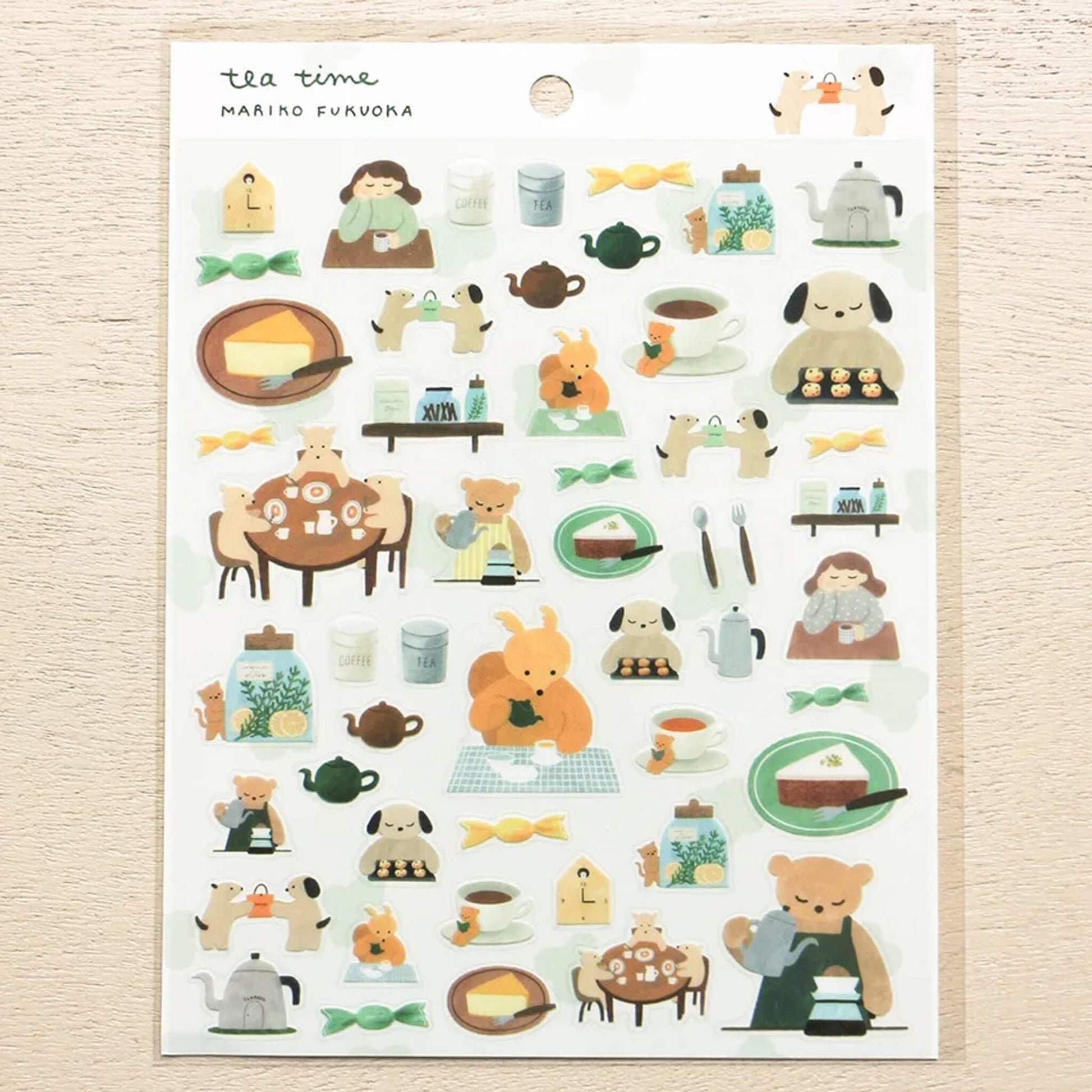 Cozyca Sticker Seals - Tea Time - Sticker Sheets