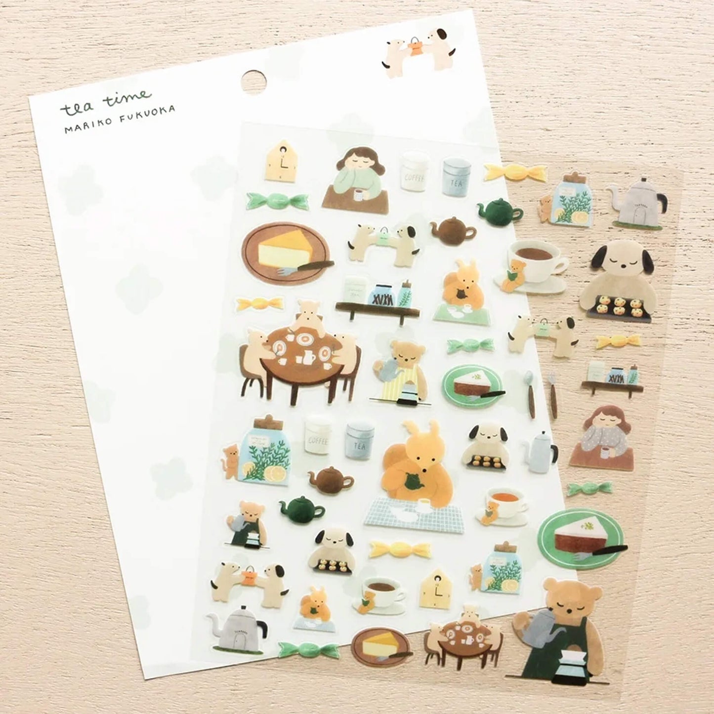 Cozyca Sticker Seals - Tea Time - Sticker Sheets