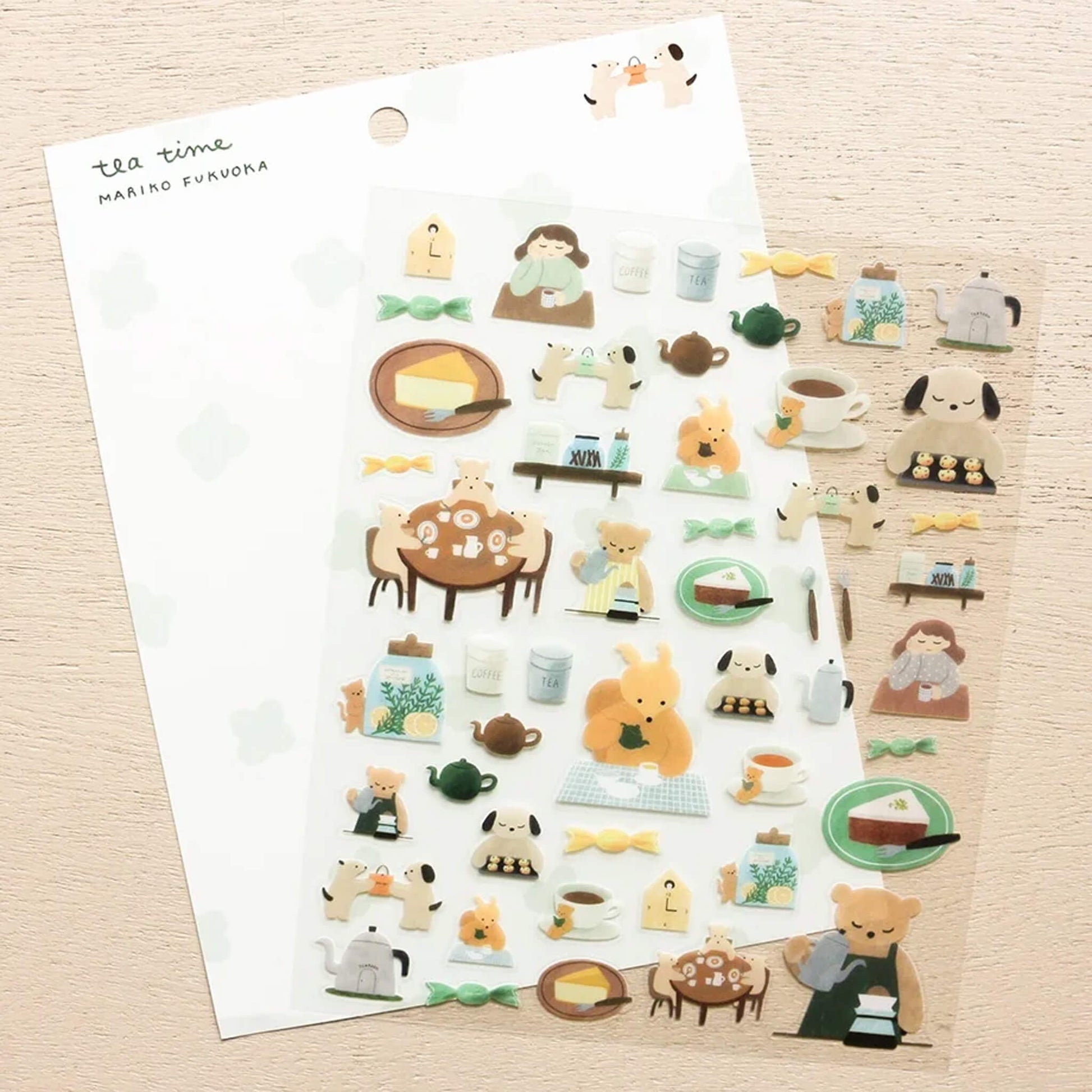 Cozyca Sticker Seals - Tea Time - Sticker Sheets