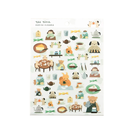 Cozyca Sticker Seals - Tea Time - Sticker Sheets