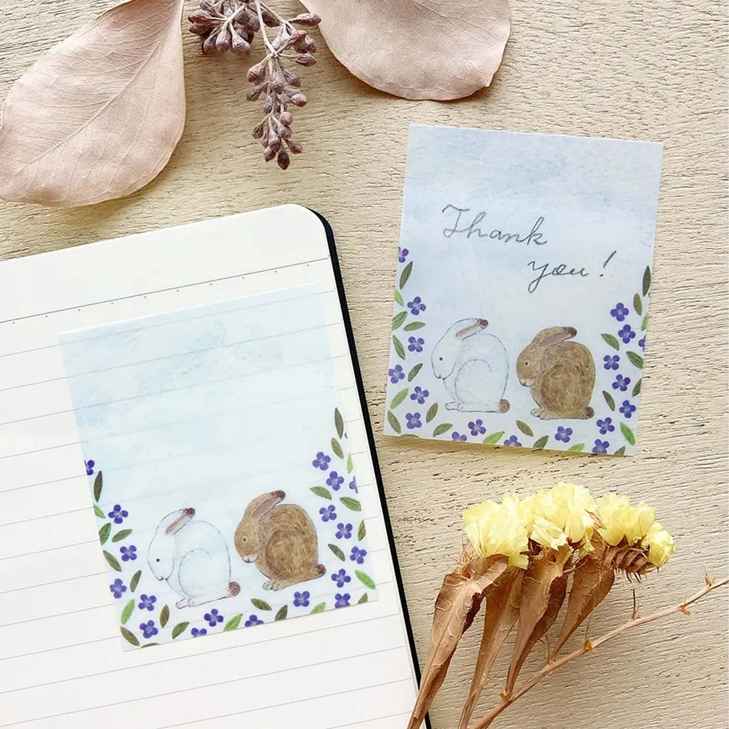 Cozyca Tracing Paper Sticky Notes - Fleur - Sticky Notes