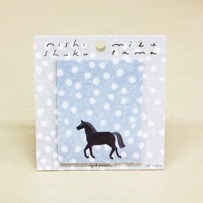 Cozyca Tracing Paper Sticky Notes - Mizutama - Sticky Notes