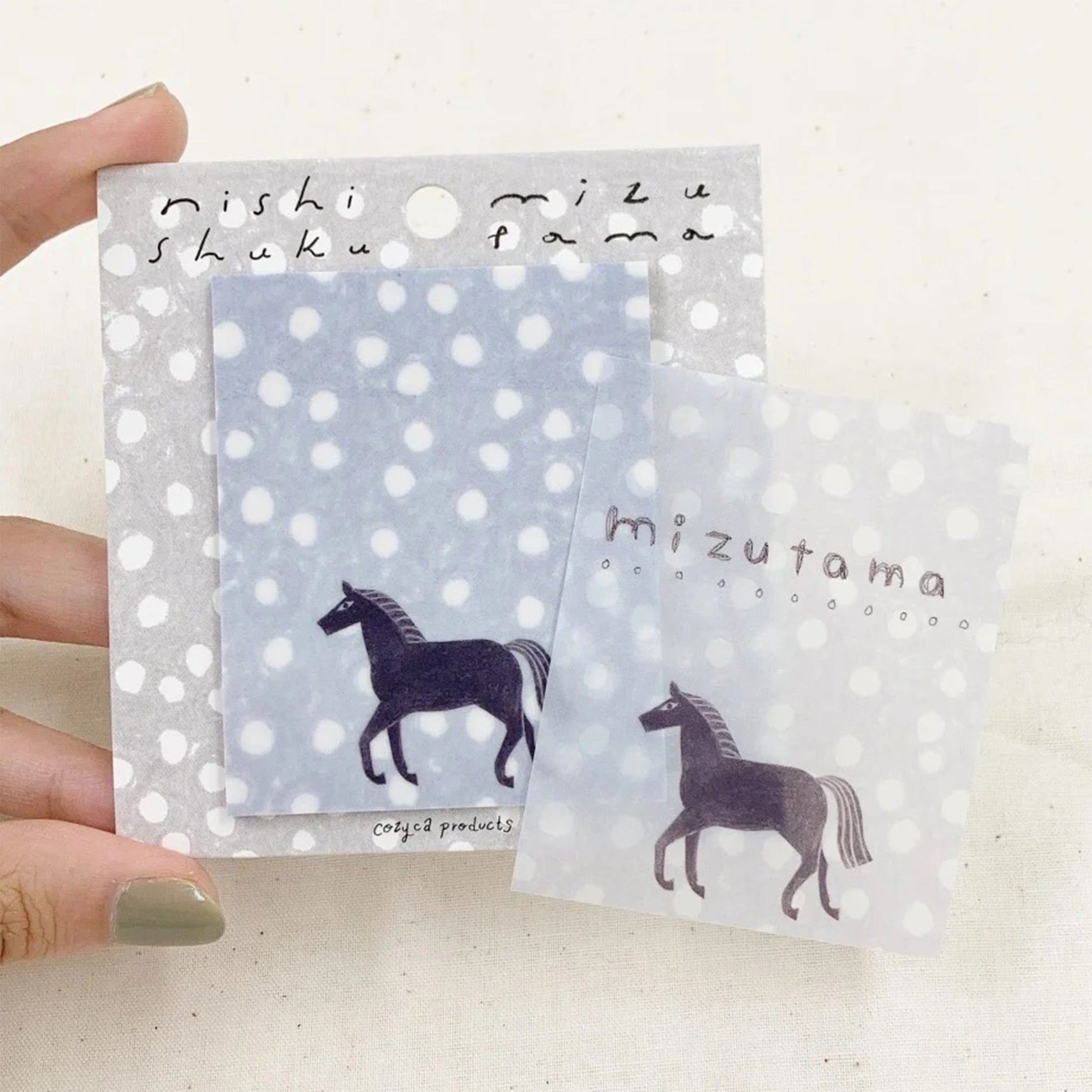 Cozyca Tracing Paper Sticky Notes - Mizutama - Sticky Notes