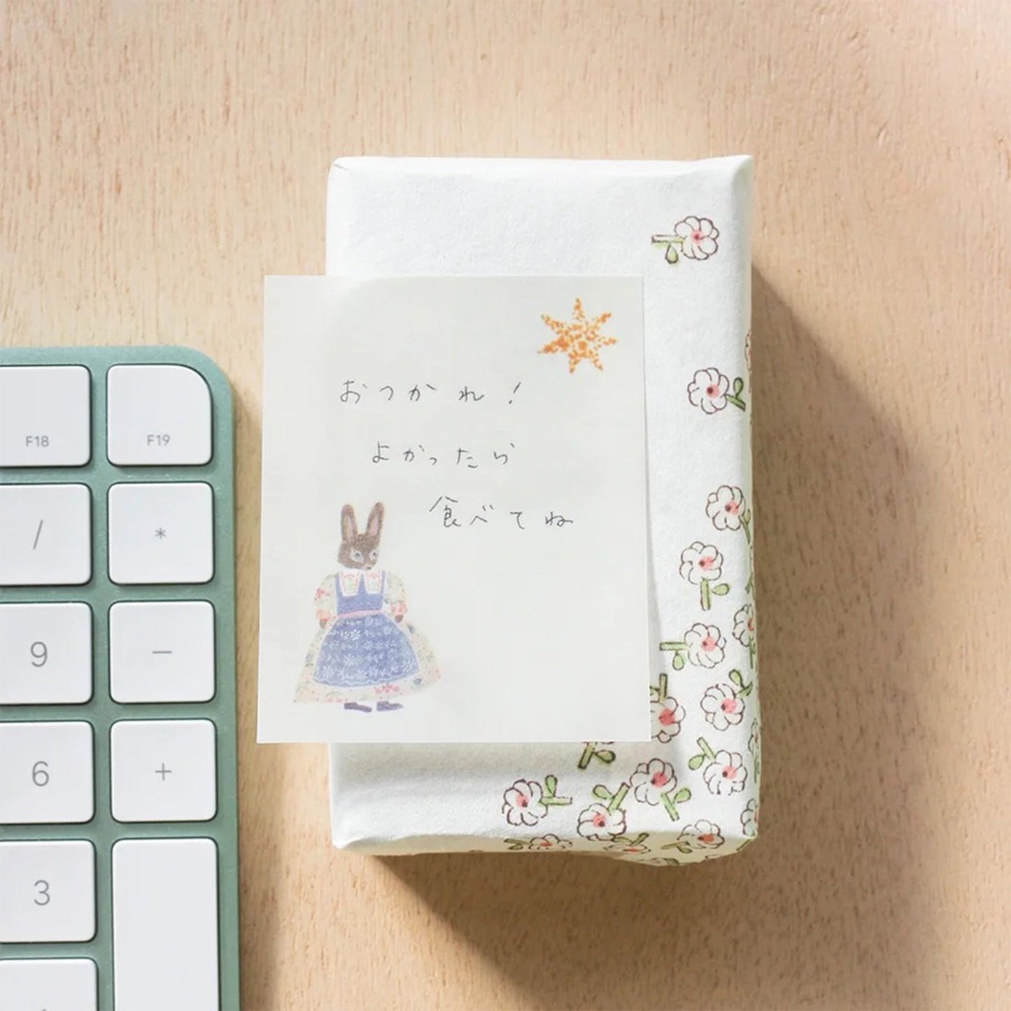 Cozyca Tracing Paper Sticky Notes - Rabbit Garden - Sticky Notes