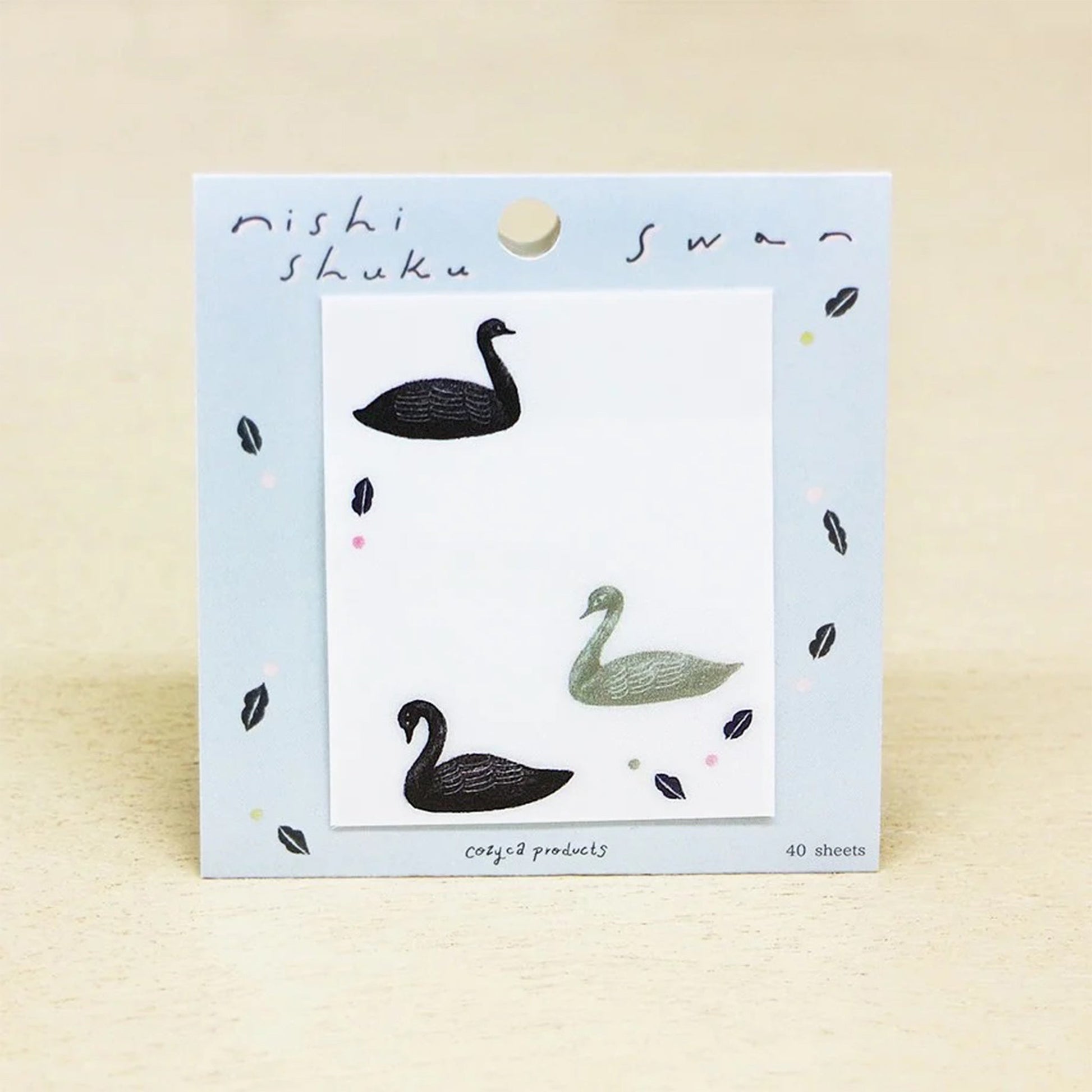 Cozyca Tracing Paper Sticky Notes - Swan - Sticky Notes