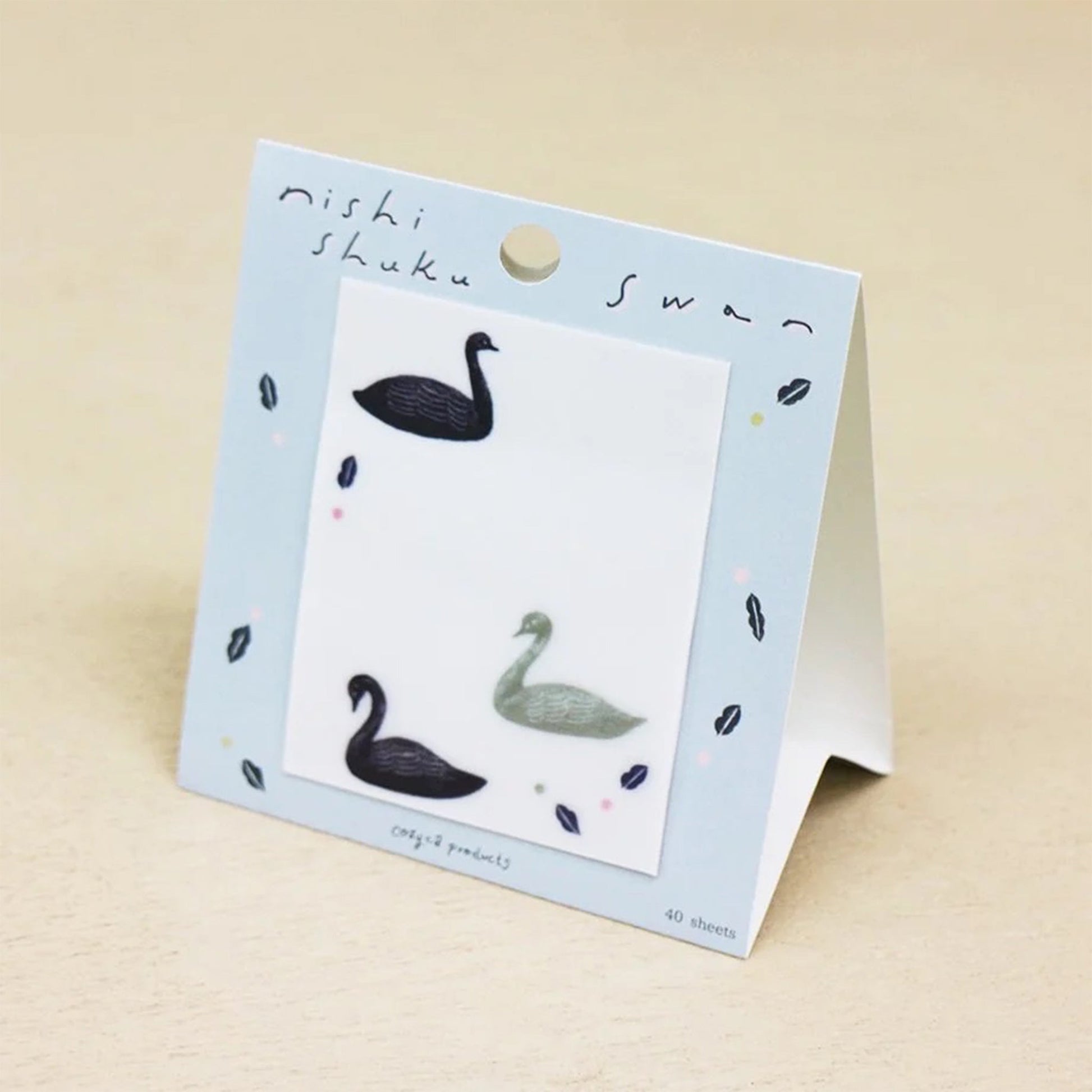 Cozyca Tracing Paper Sticky Notes - Swan - Sticky Notes