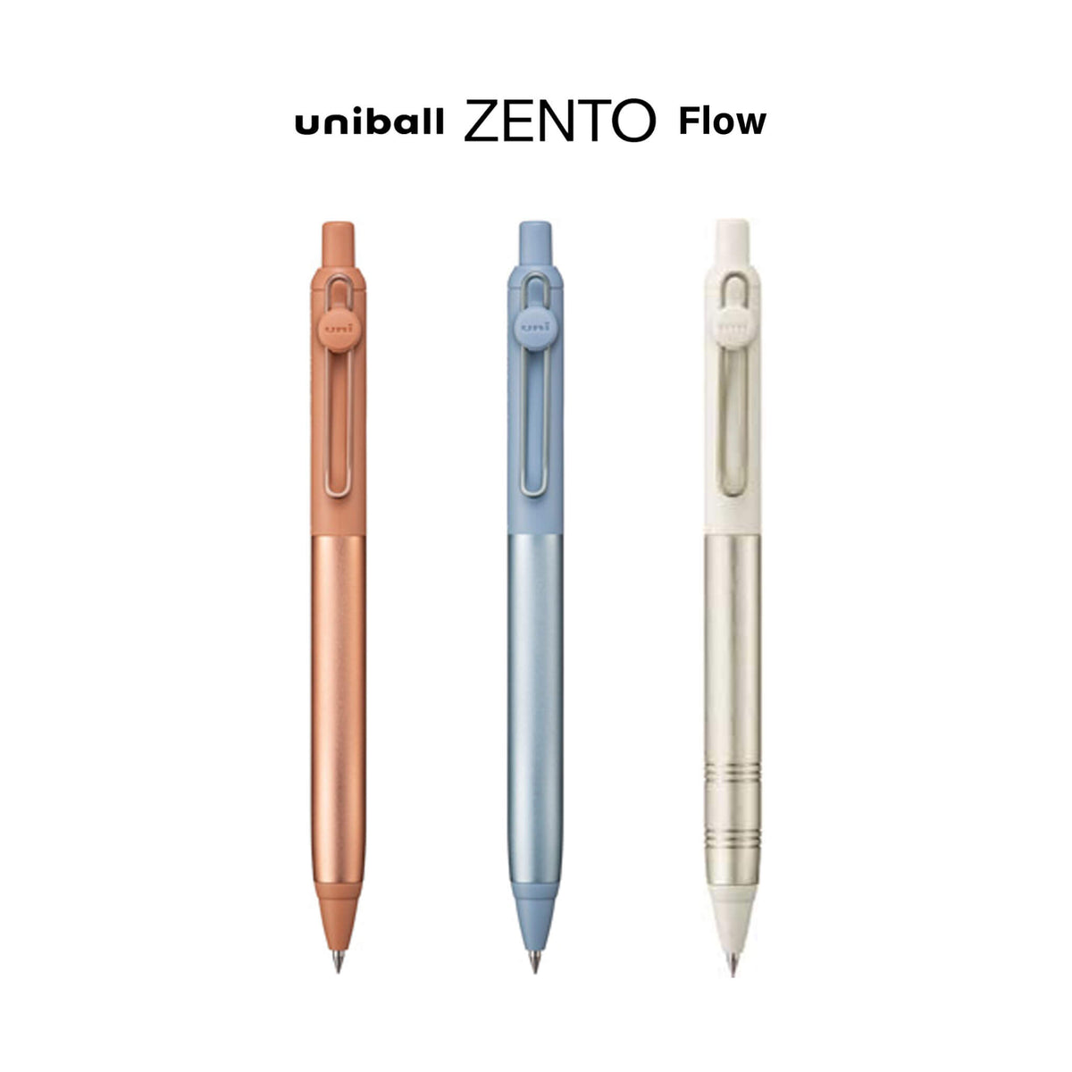 Uniball Zento Gel Pen Flow Model 0.38mm - Ballpoint Pens – Paper Whisper