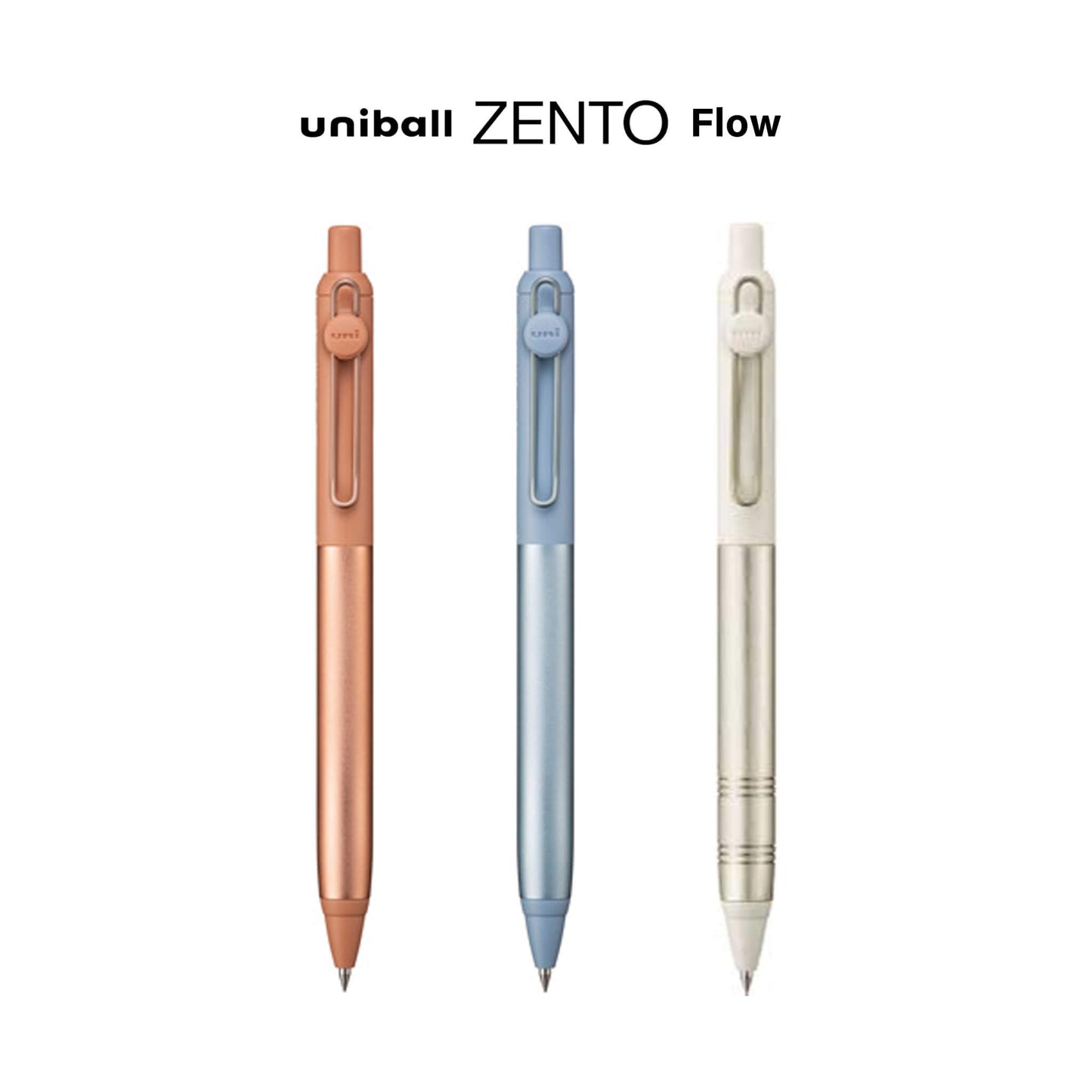 Uniball Zento Gel Pen Flow Model 0.38mm [Gel- och rollerballpenna]