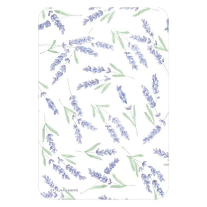 Fukukawa Shiko Clear Bookmark [A6] - Lavender - Hontowatashi - Bookmarks