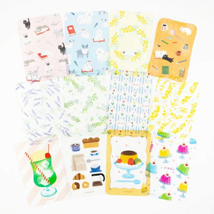 Fukukawa Shiko Clear Bookmark [A6] - Mimosa - Hontowatashi - Bookmarks