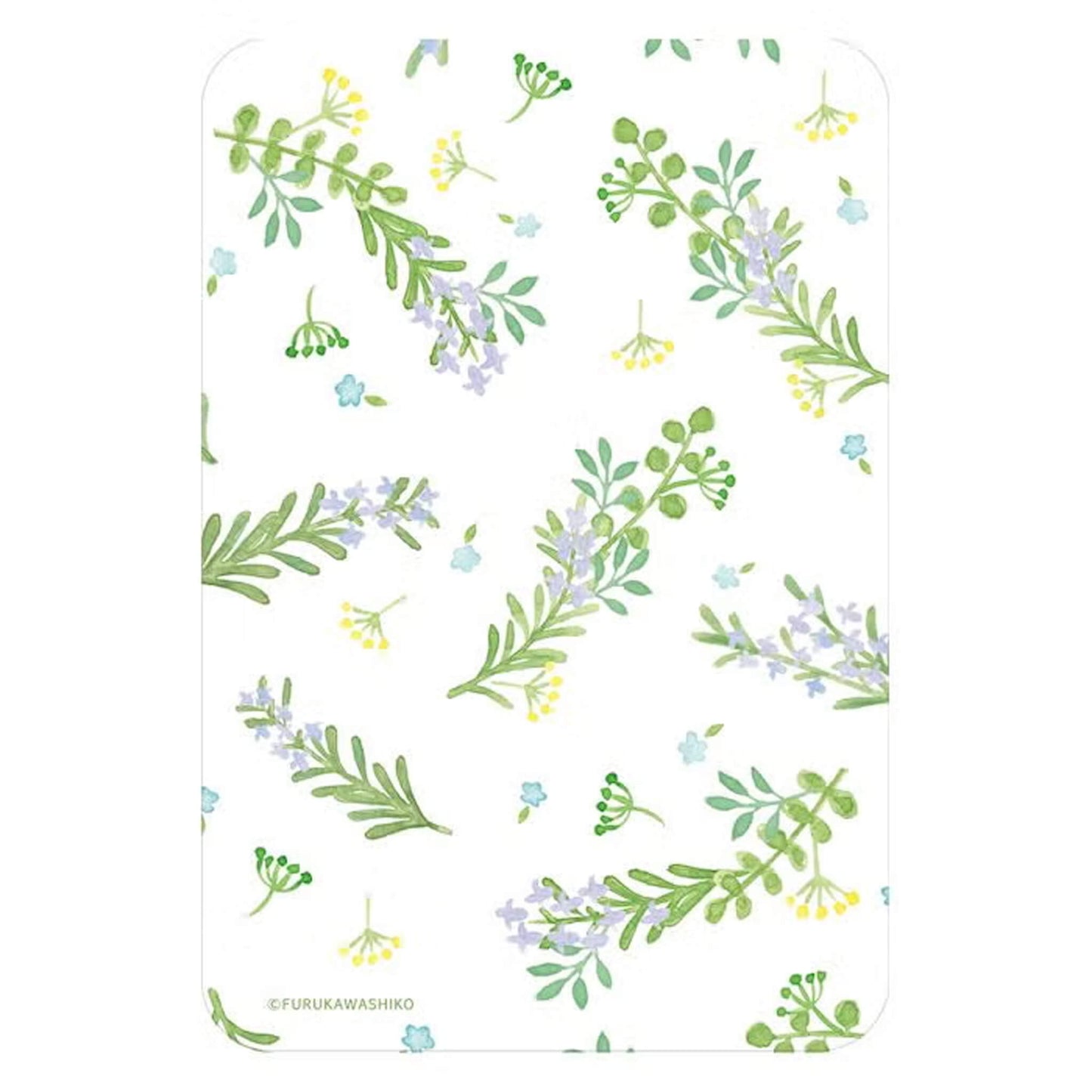 Fukukawa Shiko Clear Bookmark [A6] - Rosemary - Hontowatashi - Bookmarks