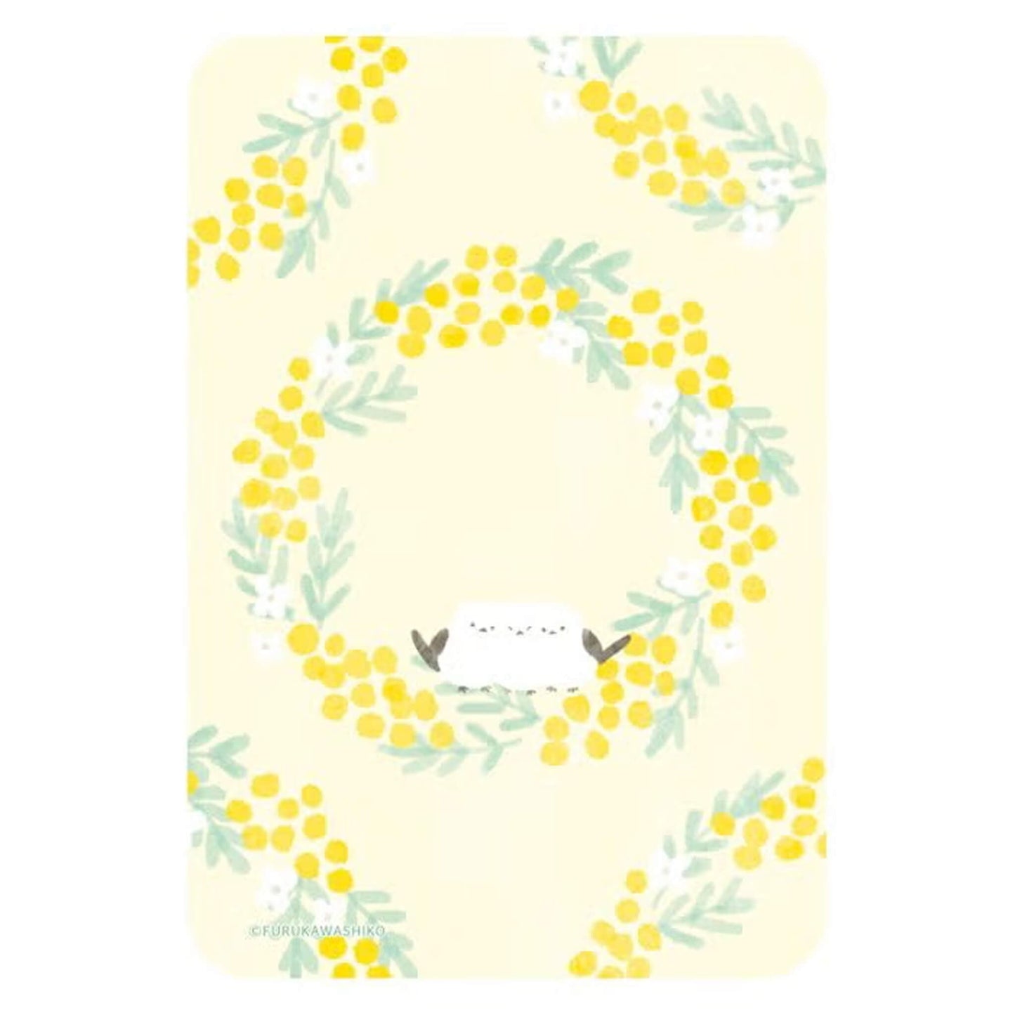 Fukukawa Shiko Clear Bookmark [A6] - White Bird - Hontowatashi - Bookmarks