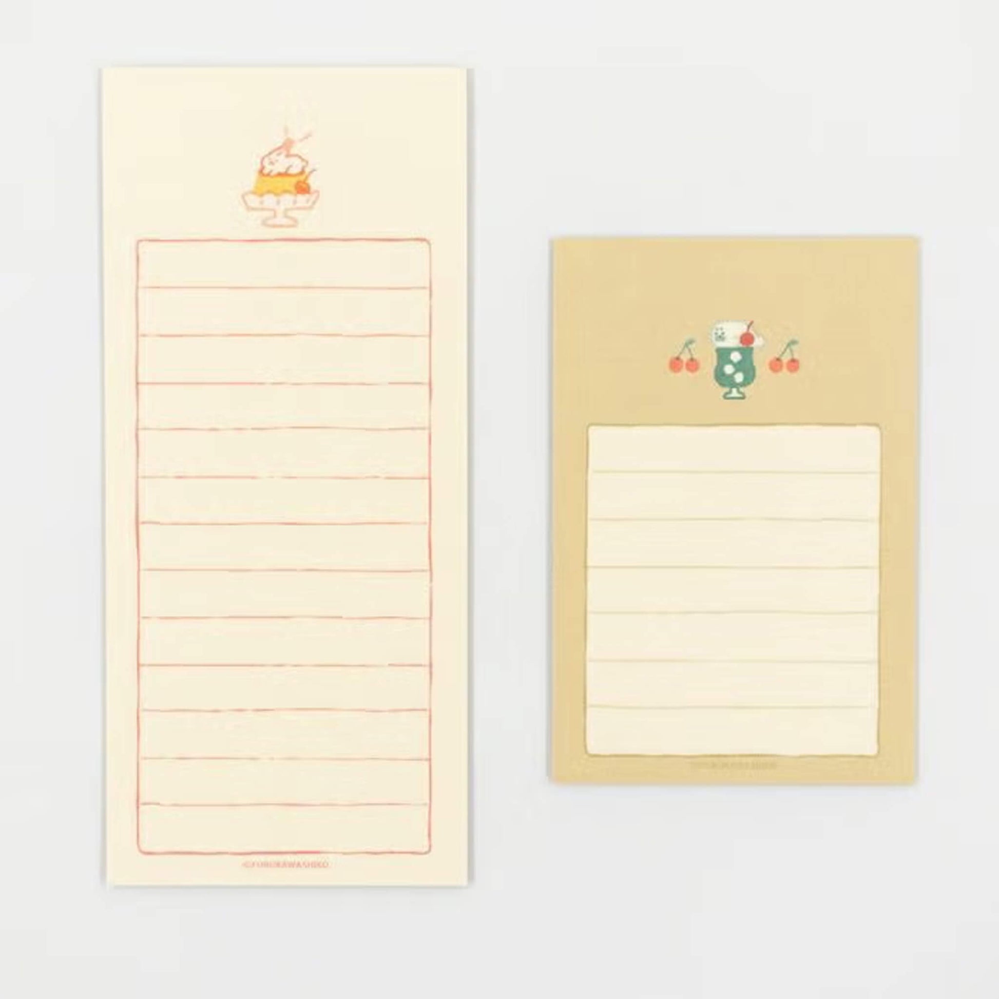 Fukukawa Shiko Soebumi Bookmark Memo Pad - Cafe - Hontowatashi - Memo Bookmarks