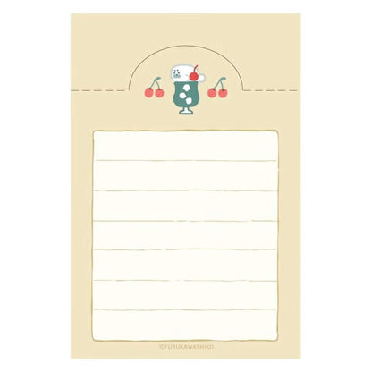 Fukukawa Shiko Soebumi Bookmark Memo Pad - Cafe - Hontowatashi - Memo Bookmarks