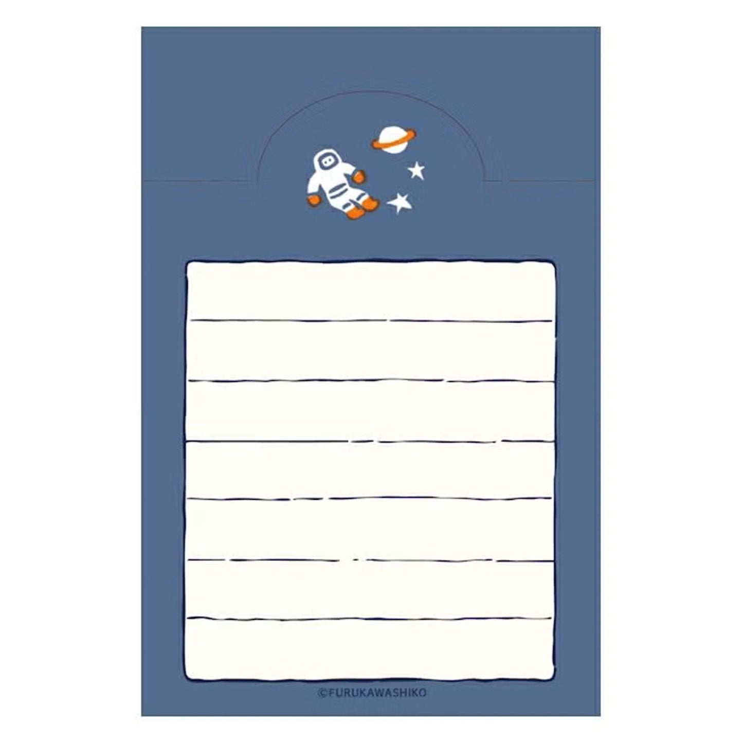 Fukukawa Shiko Soebumi Bookmark Memo Pad - The Universe - Hontowatashi - Memo Bookmarks