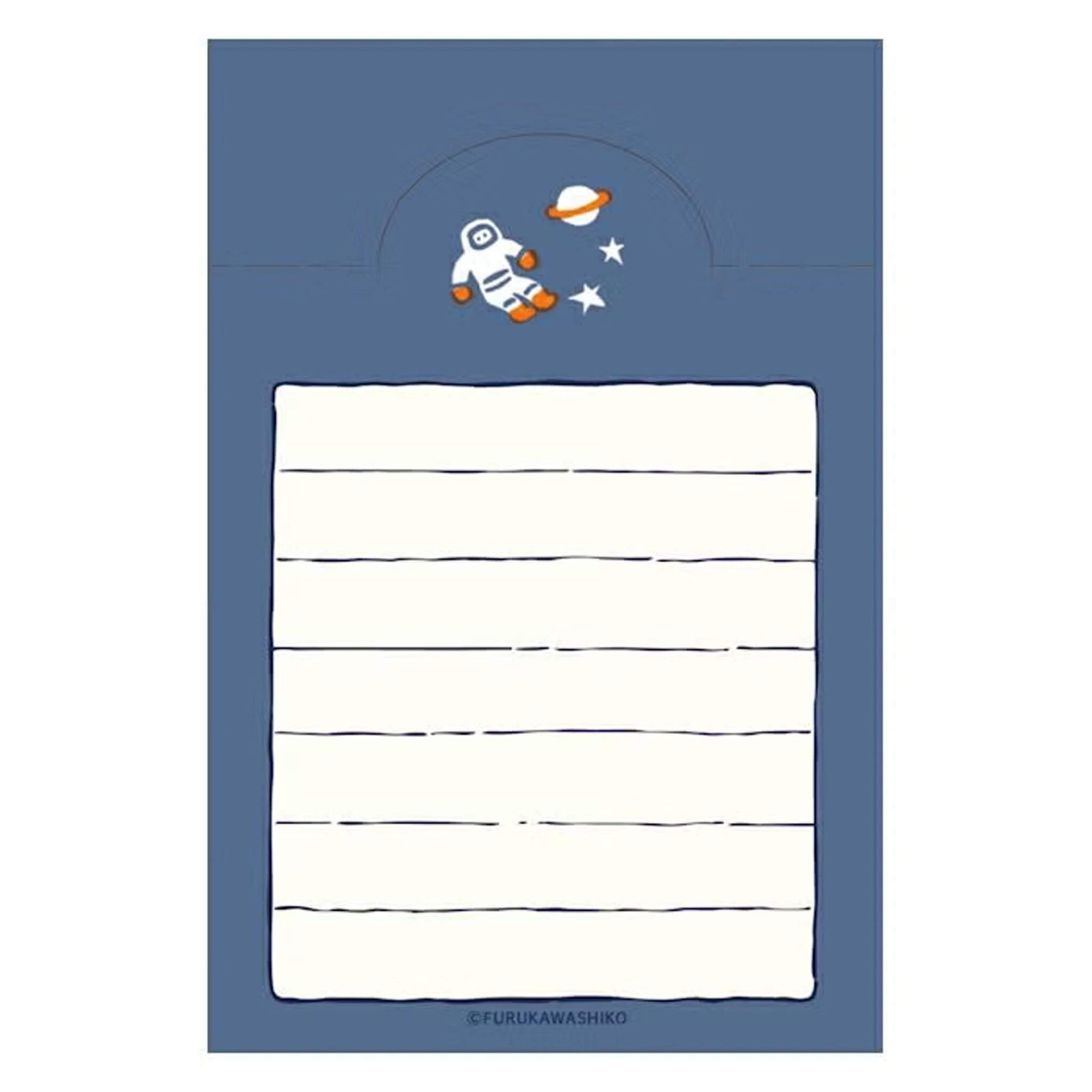 Fukukawa Shiko Soebumi Bookmark Memo Pad - The Universe - Hontowatashi - Memo Bookmarks