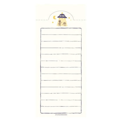Fukukawa Shiko Soebumi Bookmark Memo Pad - The Universe - Hontowatashi - Memo Bookmarks