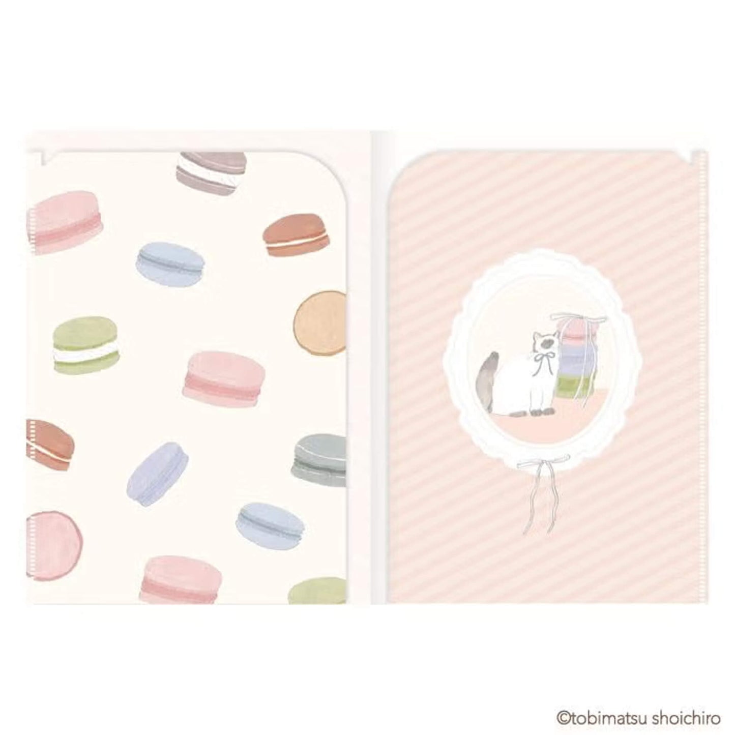 Fukukawa Shiko × Tobimatsu Shoichiro A5 Clear File Macaron - File Folders