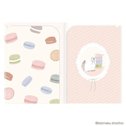 Fukukawa Shiko × Tobimatsu Shoichiro A5 Clear File Macaron - File Folders