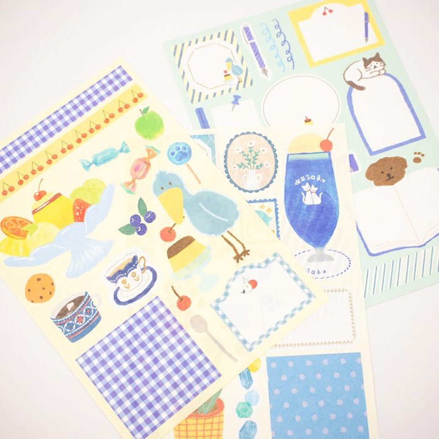 Furukawa Deco Paper Set Limited - Blue - Patterned Paper