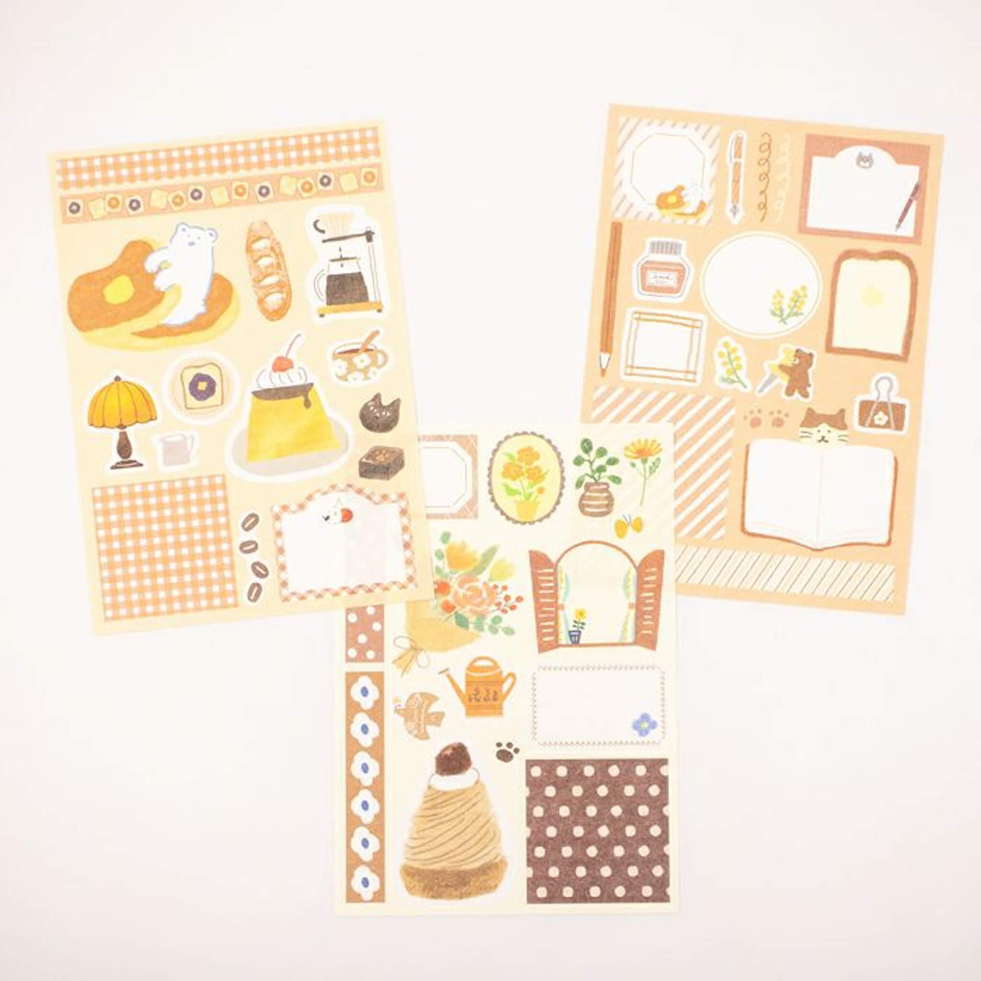 Furukawa Deco Paper Set Limited - Brown - Patterned Paper