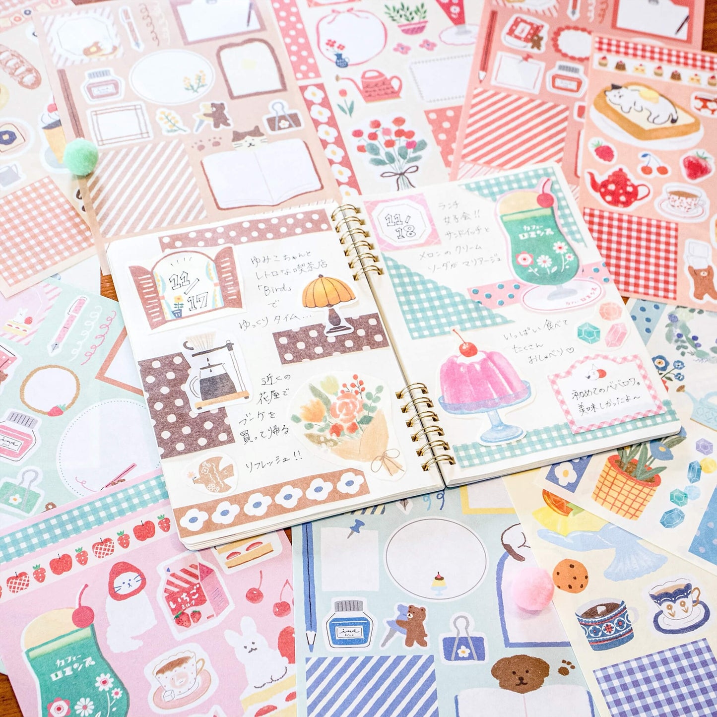 Furukawa Deco Paper Set Limited - Pink - Patterned Paper