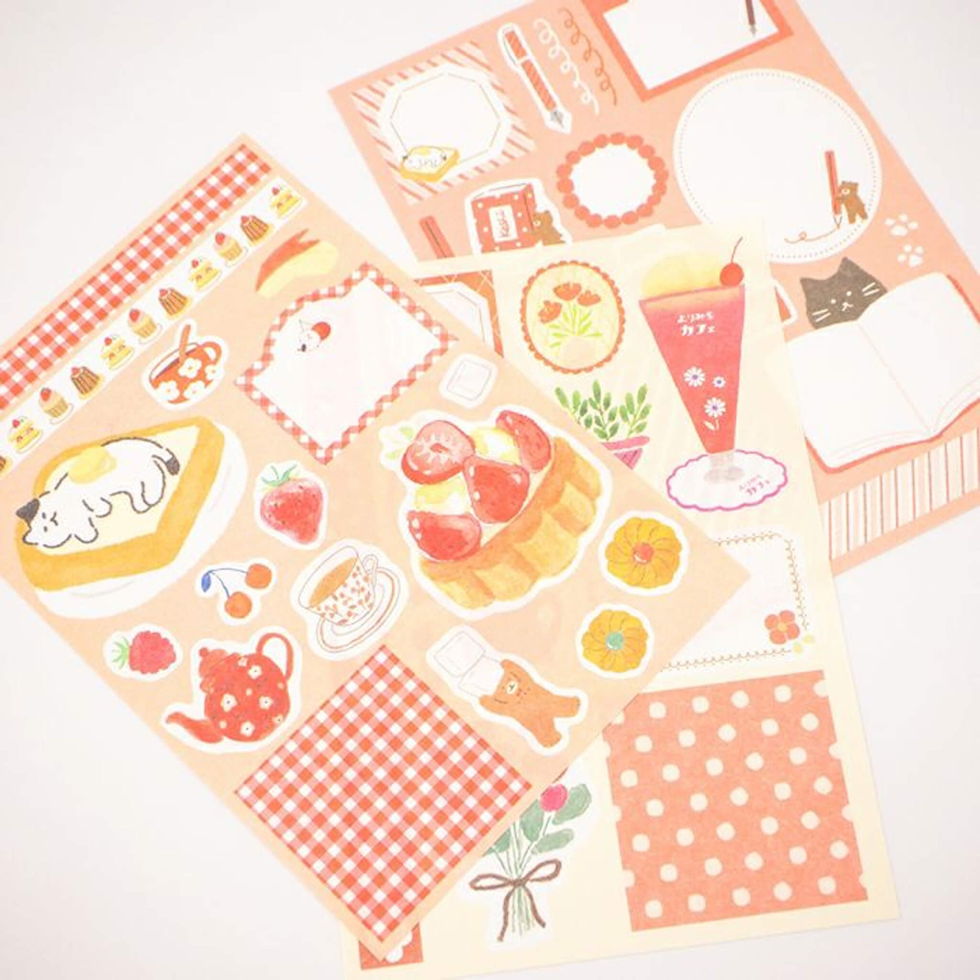 Furukawa Deco Paper Set Limited - Red - Patterned Paper