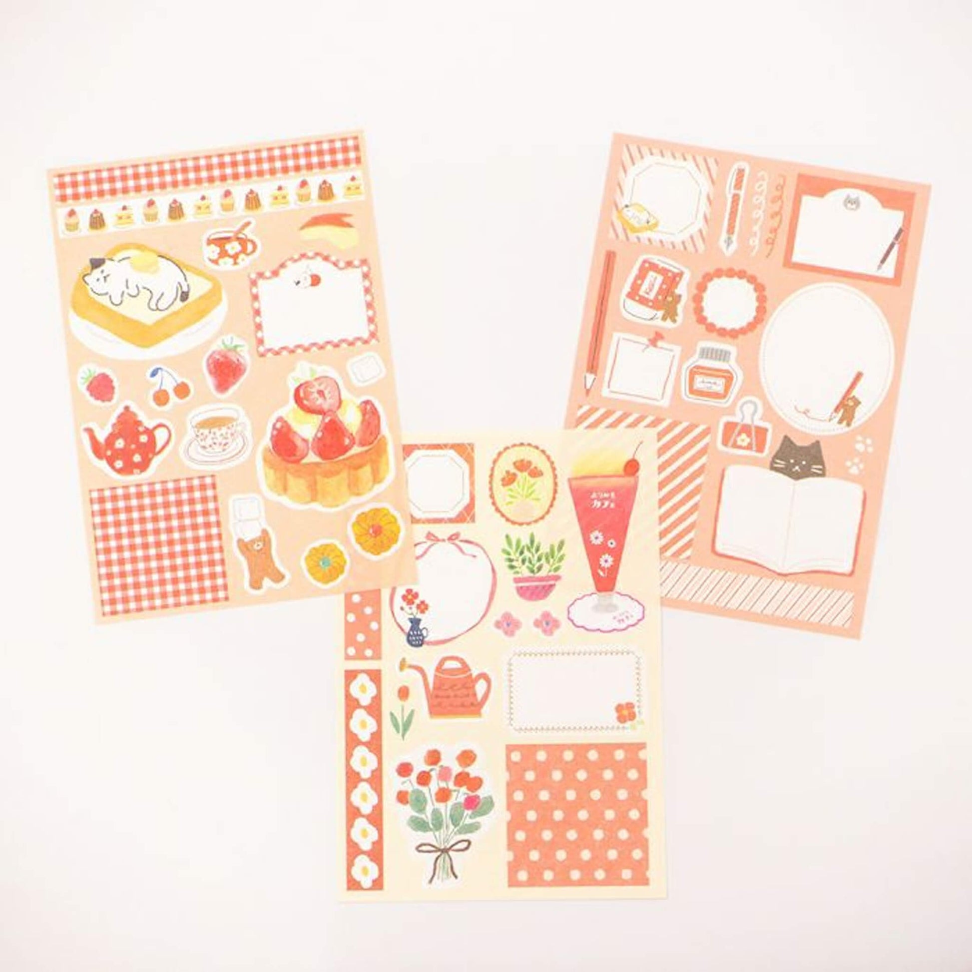 Furukawa Deco Paper Set Limited - Red - Patterned Paper