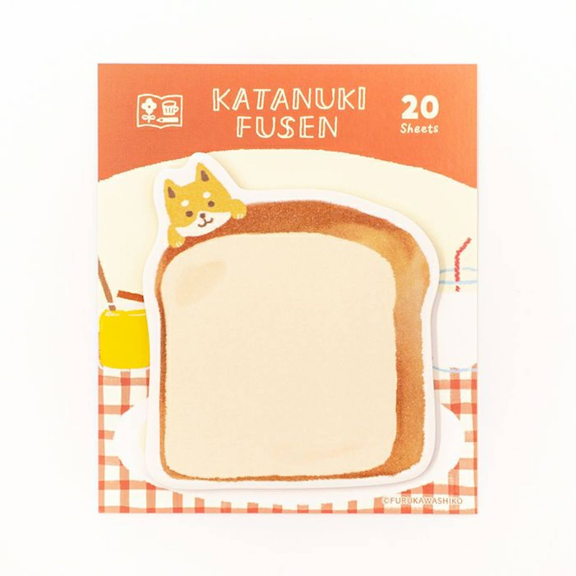 Furukawa Die Cut Sticky Notes - Bread and Dog - Sticky Notes