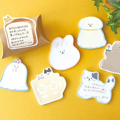 Furukawa Die Cut Sticky Notes - Fluffy Dog - Sticky Notes