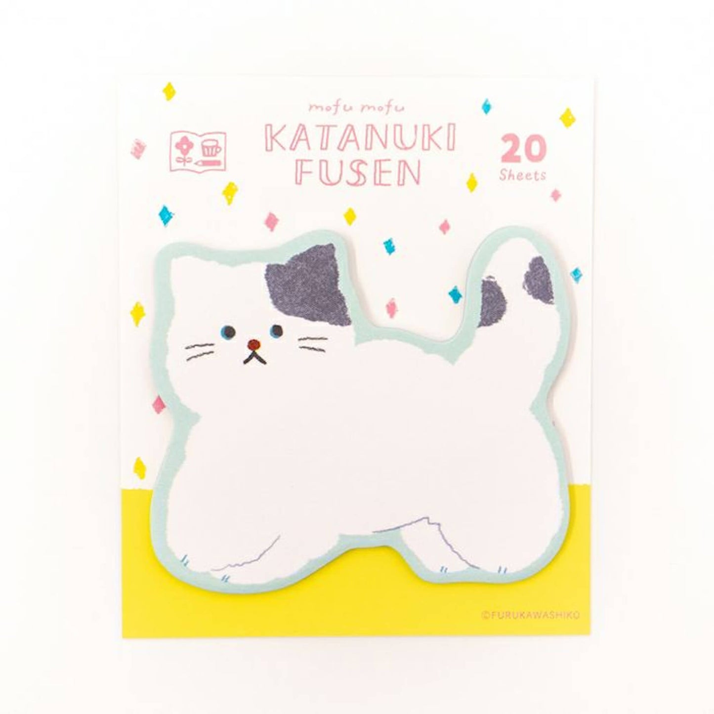 Furukawa Die Cut Sticky Notes - Fluffy Kitty - Sticky Notes