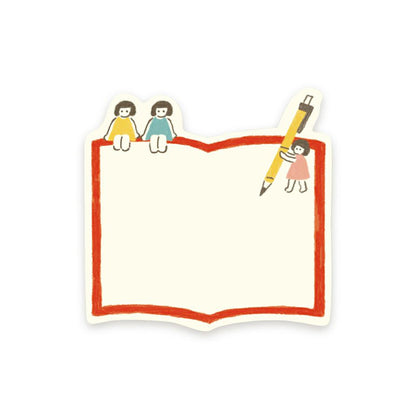 Furukawa Die Cut Sticky Notes - Helpful Little People - Sticky Notes