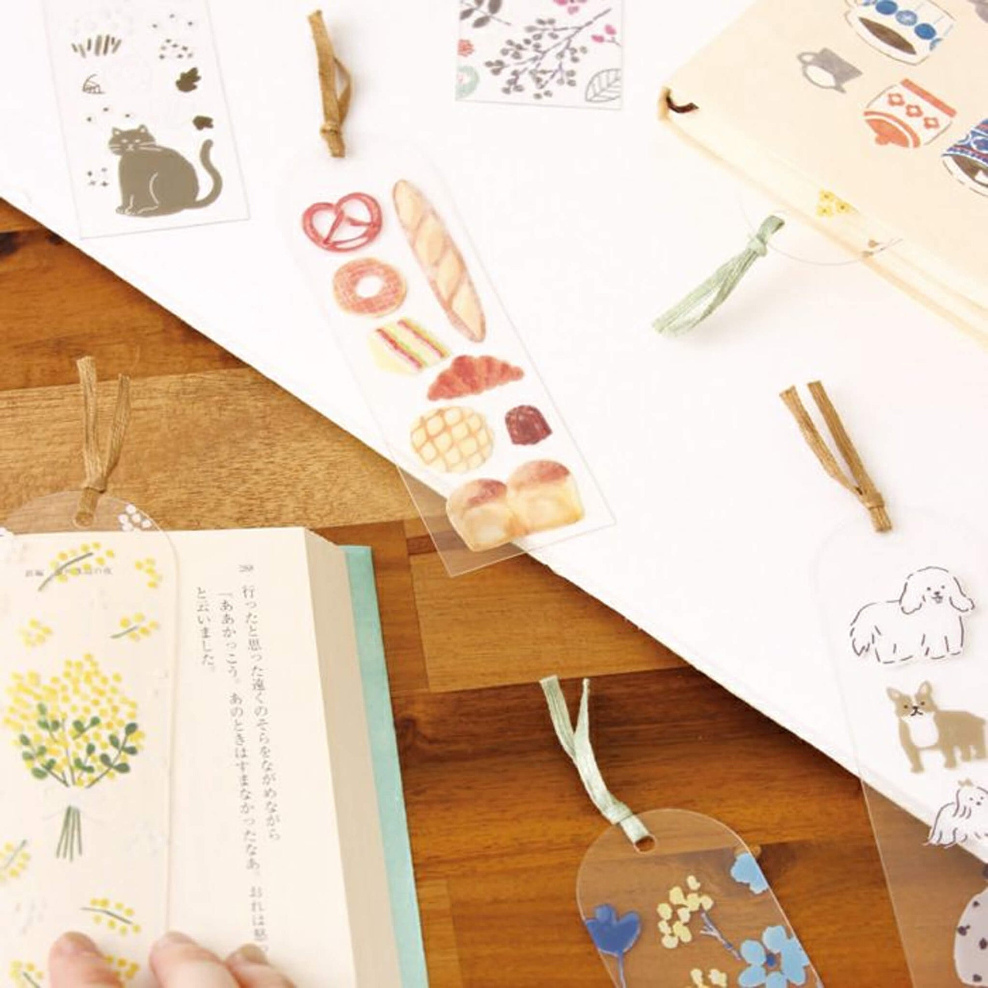 Furukawa Hontowatashi Clear Bookmark - Bun - Bookmarks