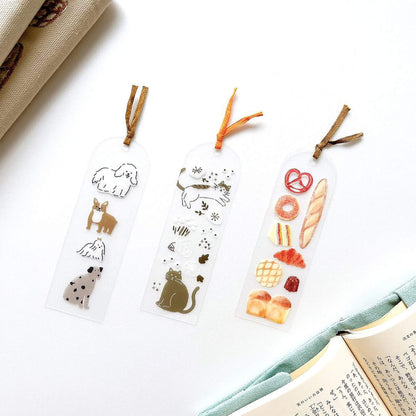 Furukawa Hontowatashi Clear Bookmark - Bun - Bookmarks