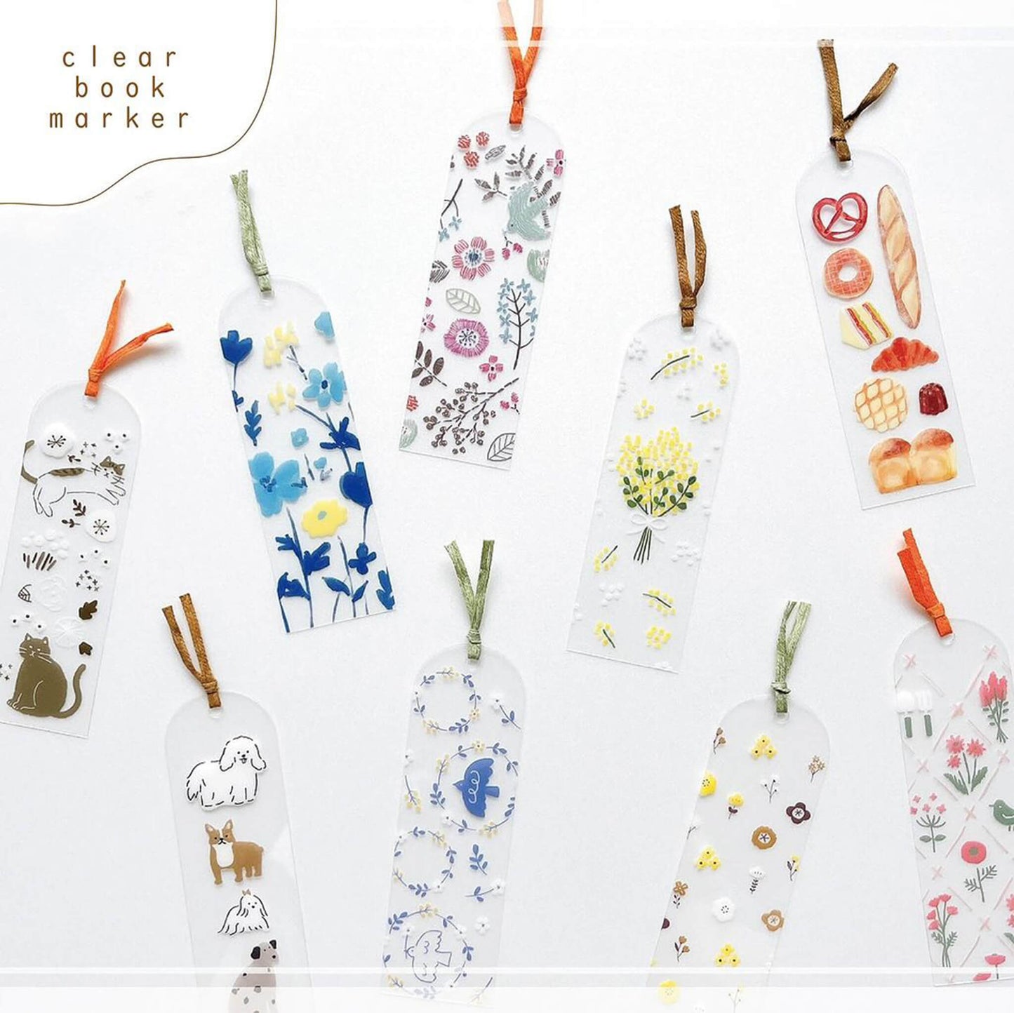 Furukawa Hontowatashi Clear Bookmark - Gorogoro Cat - Bookmarks