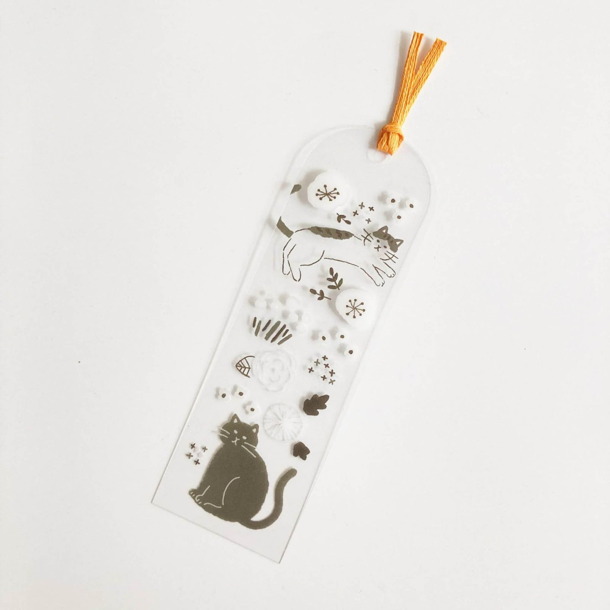 Furukawa Hontowatashi Clear Bookmark - Gorogoro Cat - Bookmarks