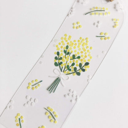 Furukawa Hontowatashi Clear Bookmark - Mimosa - Bookmarks