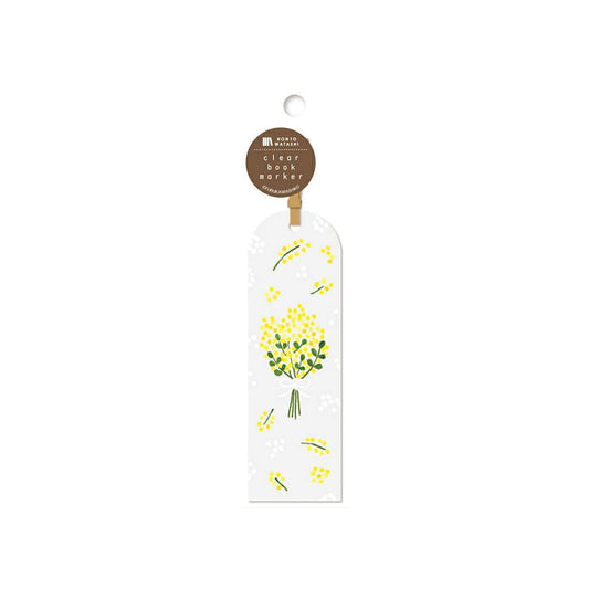 Furukawa Hontowatashi Clear Bookmark - Mimosa - Bookmarks