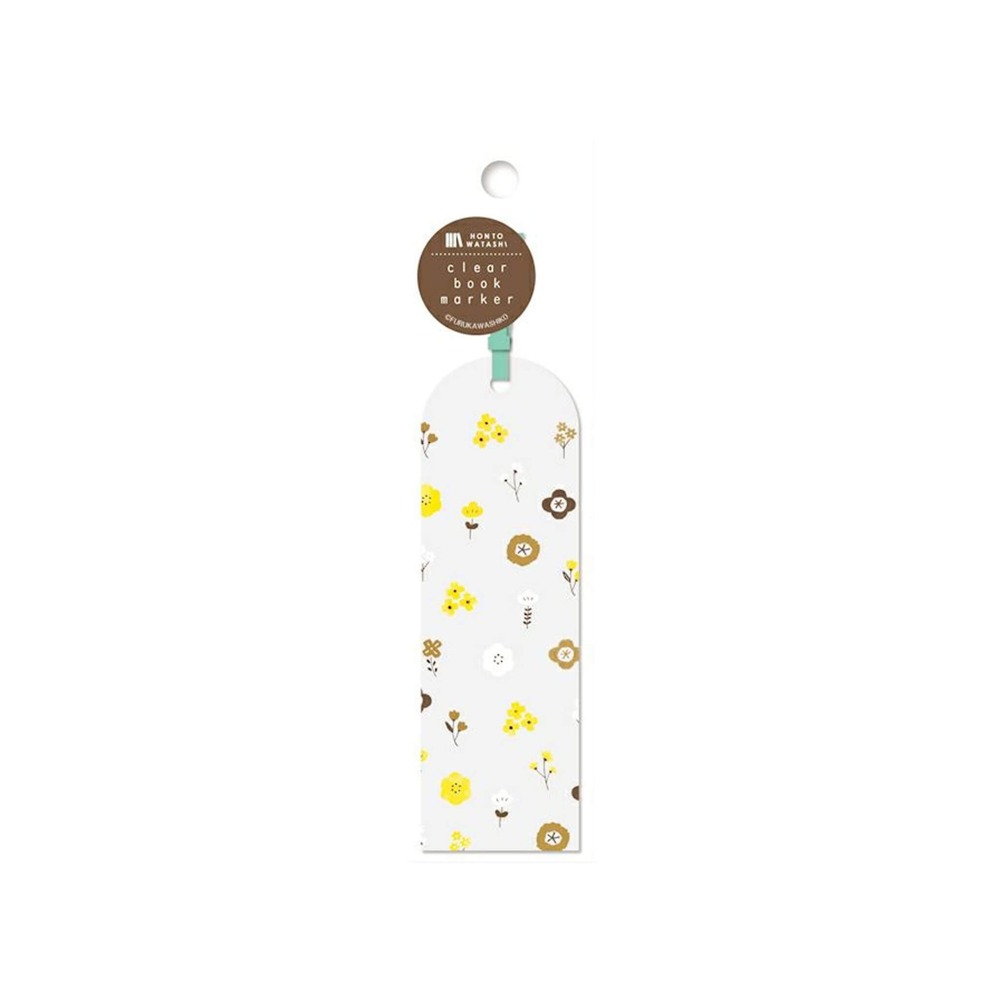 Furukawa Hontowatashi Clear Bookmark - Small Flower - Bookmarks