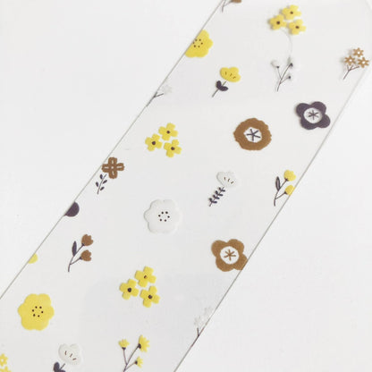 Furukawa Hontowatashi Clear Bookmark - Small Flower - Bookmarks