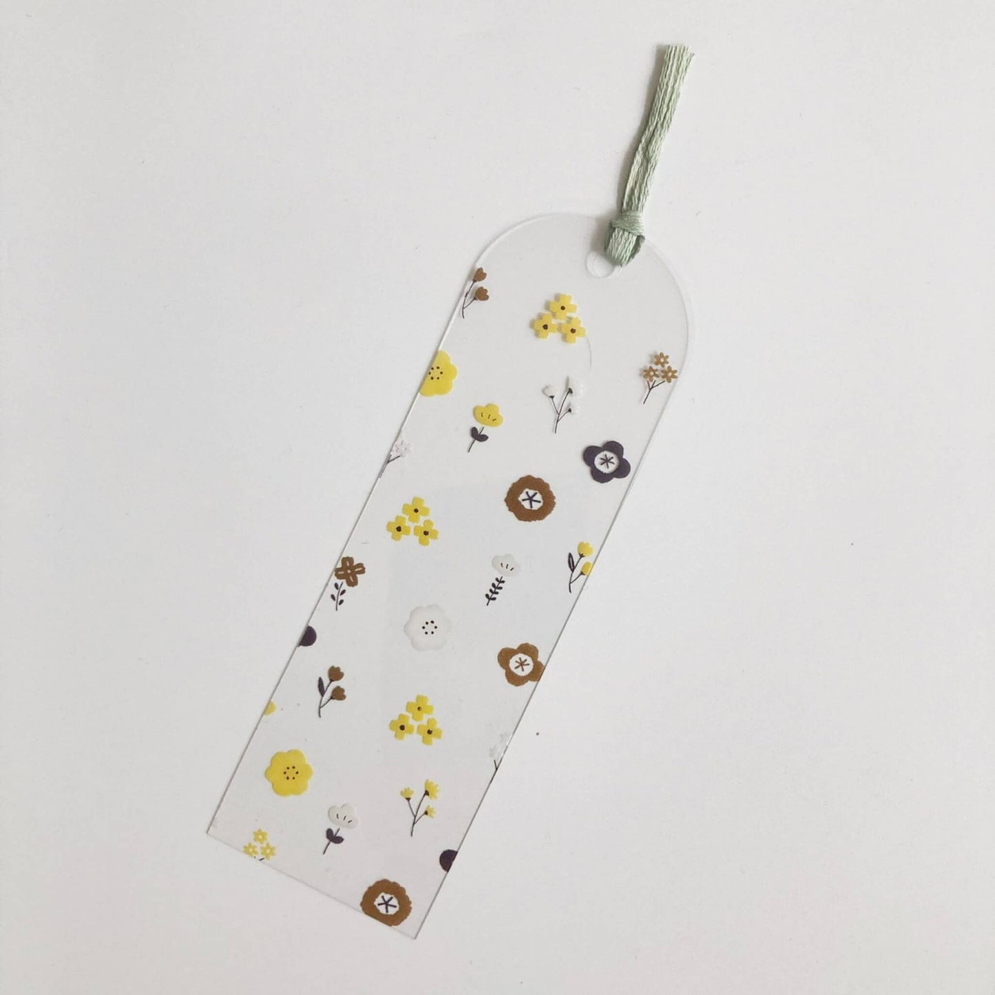 Furukawa Hontowatashi Clear Bookmark - Small Flower - Bookmarks