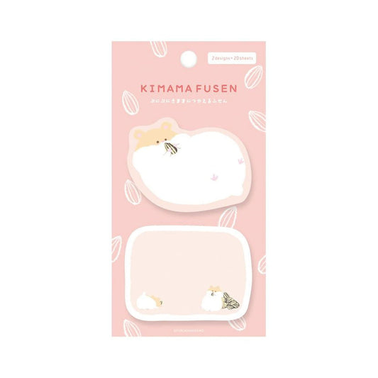 Furukawa Kimama Sticky Notes - Punipuni Hamster - Sticky Notes