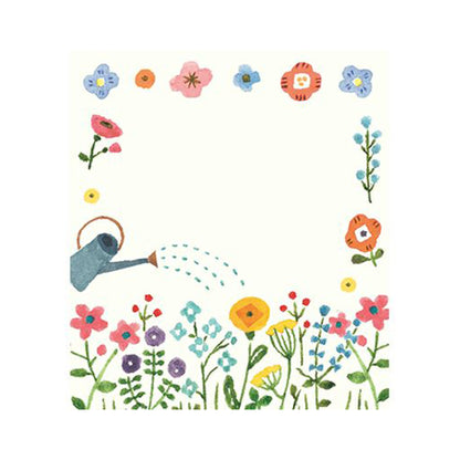 Furukawa Memo Pad - Flower - Memo Pads