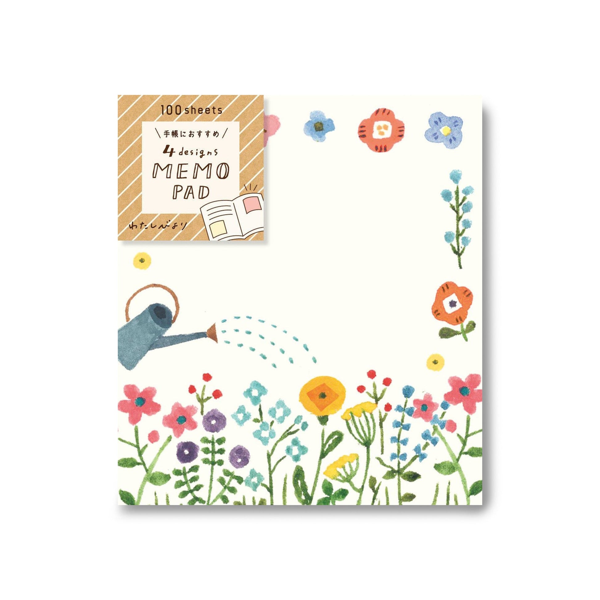 Furukawa Memo Pad - Flower - Memo Pads