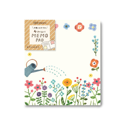 Furukawa Memo Pad - Flower - Memo Pads