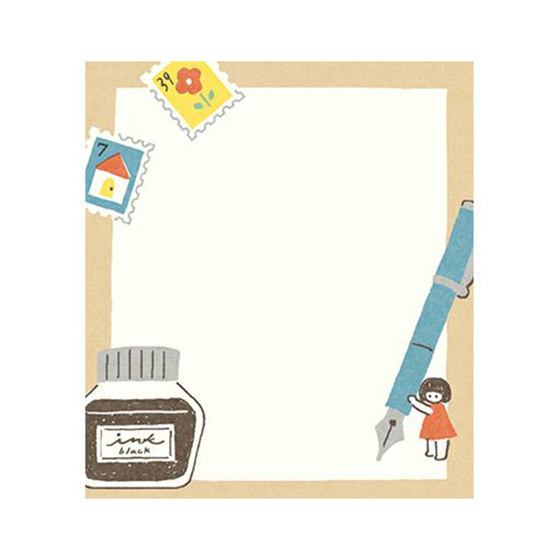 Furukawa Memo Pad - Little People - Memo Pads