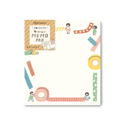 Furukawa Memo Pad - Little People - Memo Pads