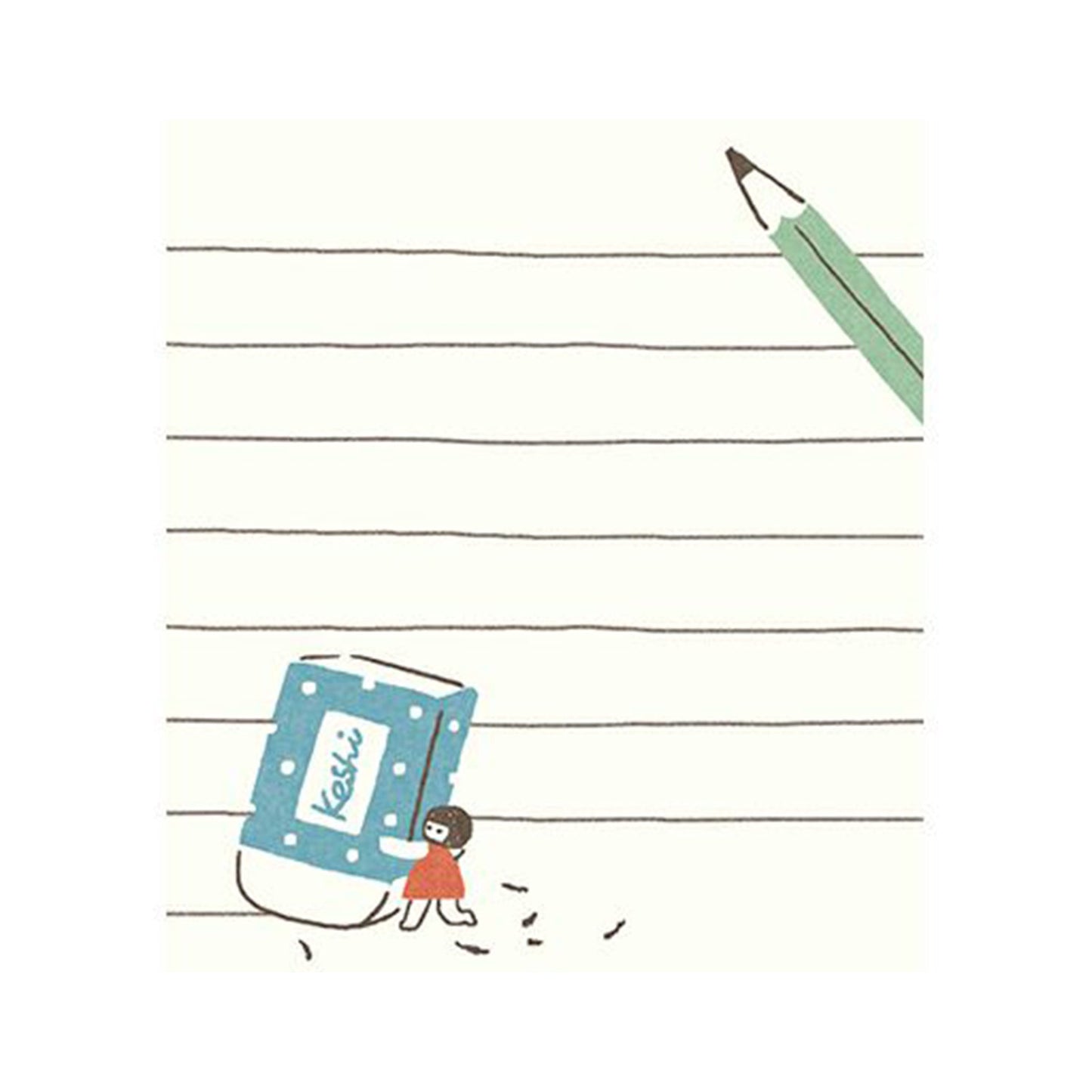 Furukawa Memo Pad - Little People - Memo Pads